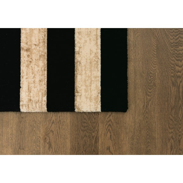 Must-beež villane vaip 170x240 cm Agnus Art Deco II - Agnella-image-3