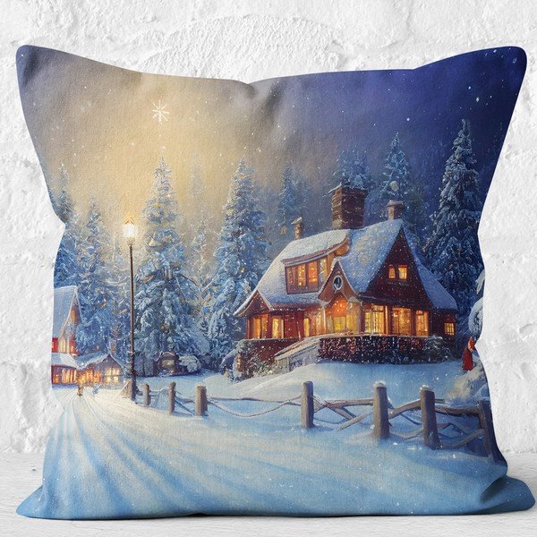 Jõulumotiividega padjapüür 43x43 cm - Mila Home-image-4