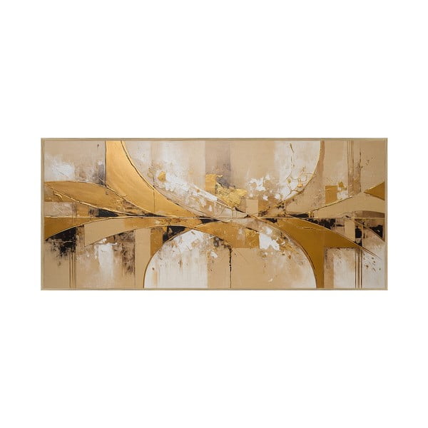 Maal 150x60 cm Gold Abstraction