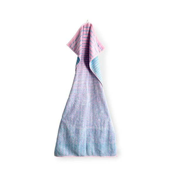 Sinine/roosa bambuse seguga froteerätik 70x140 cm Nuance - JUNA-image-4