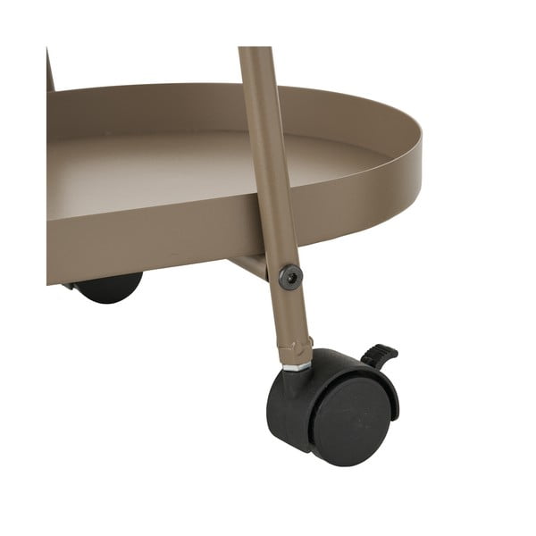 Metallist serveerimislaud ratastel 27,5x60 cm Empoli – House Nordic-image-3