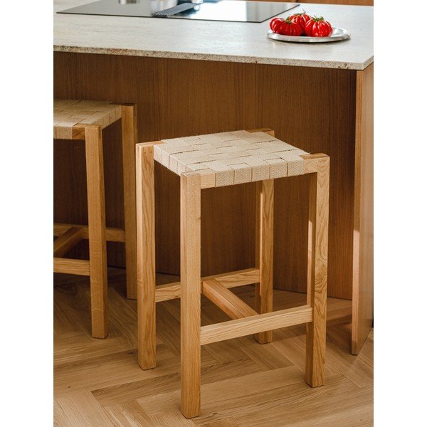 Naturaalsest tammepuidust baaritool (istme kõrgus 68 cm) Toli - noo.ma-image-2