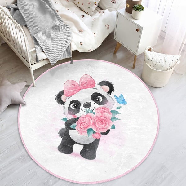 Valge laste vaip ø 100 cm Comfort - Mila Home-image-3