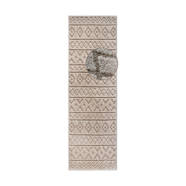 Beež koridorivaip 80x240 cm Carpet Itinerance Beige - Elle Decoration