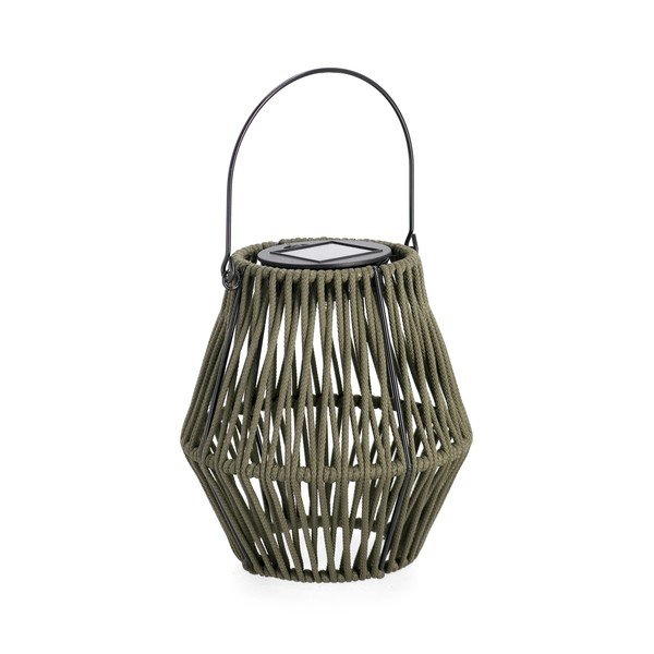 Khaki värvi päikeseenergial töötav LED-latern (kõrgus 17 cm) Juny - Yes Everyday