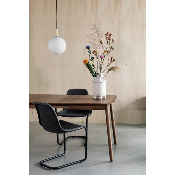 Kokkupandav pähklipuu dekooriga söögilaud 80x120 cm Glimps - Zuiver-image-2