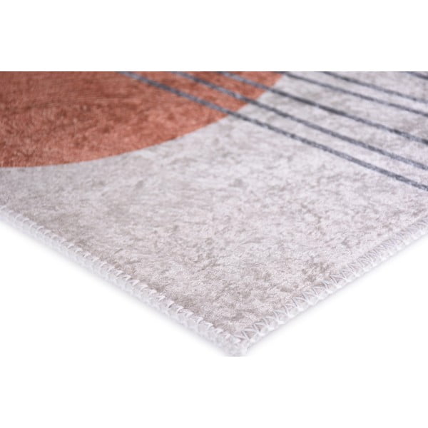 Oranž-kreem pestav koridorivaip 80x200 cm - Vitaus-image-2