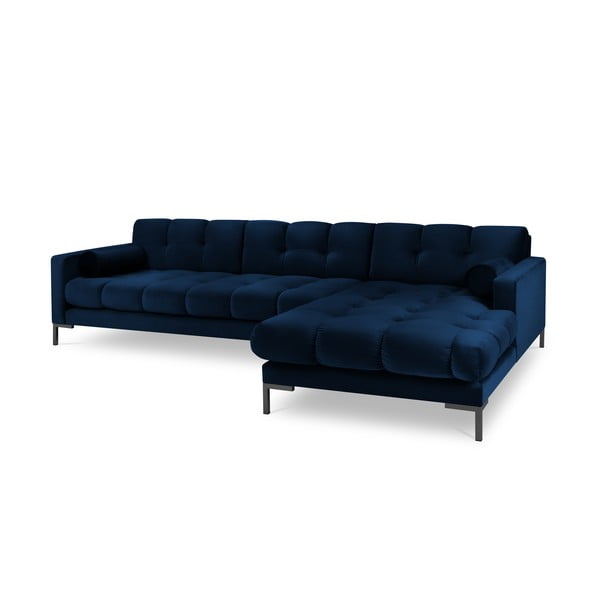 Tumesinine sametne nurgadiivan , paremas nurgas Bali - Cosmopolitan Design-image-2