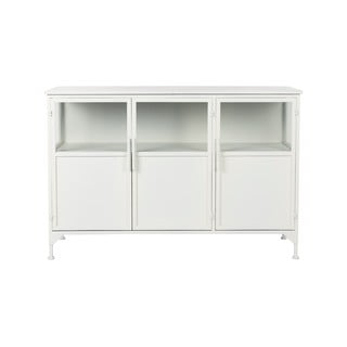Valge metallist vitriinkapp 35x80 cm Miya - White Label