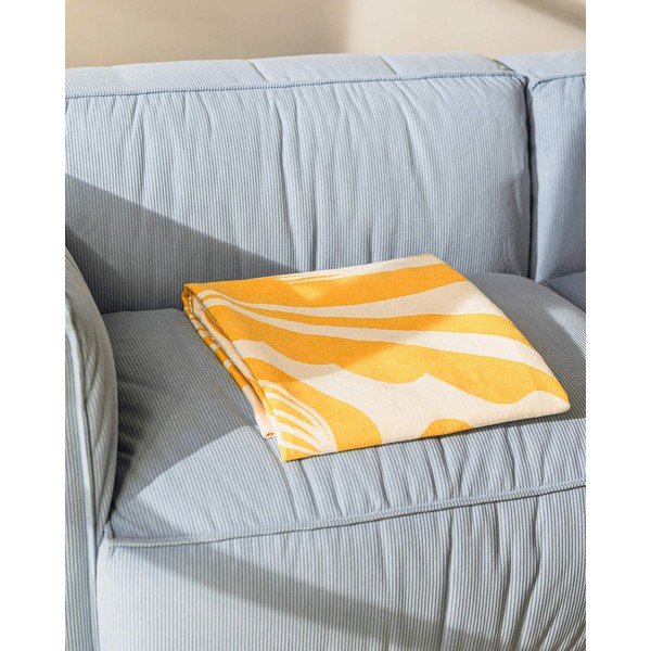 Kollane tekk 165x200 cm Lino - noo.ma-image-4