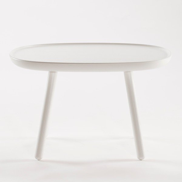 Valge täispuidust kohvilaud , 61 x 41 cm Naïve - EMKO-image-3