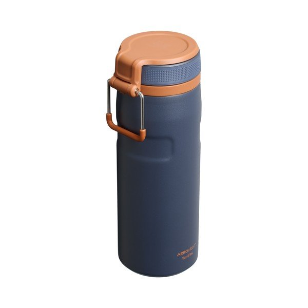 Tumesinine termos 470 ml The IceFlow™ Bottle Twist Flip Twilight - Stanley-image-1