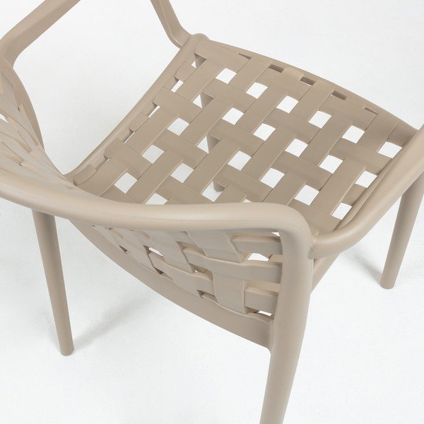 Beeži värvi terasjalgadega aiatool Onha - Kave Home-image-4