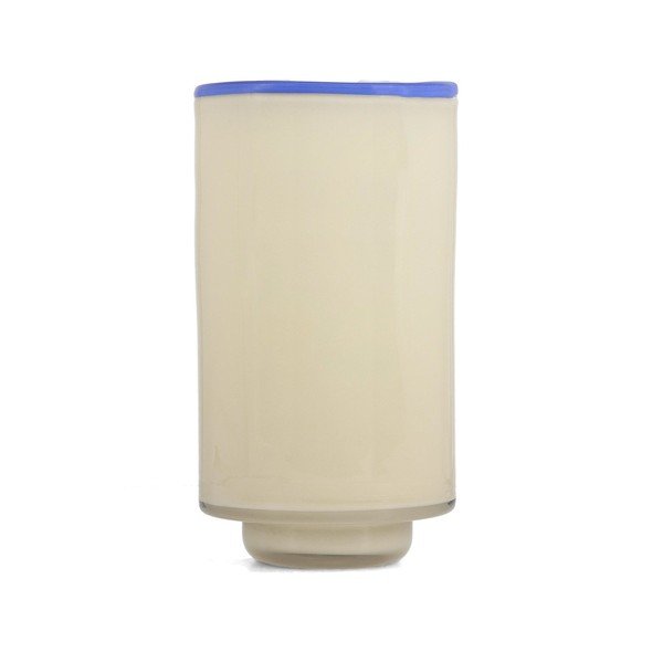 Kreemikas klaasvaas (kõrgus 21,5 cm) Milo - ONA