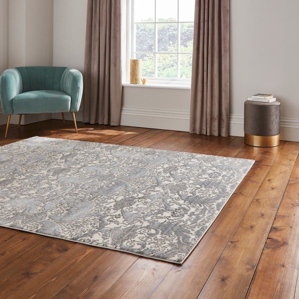 Hall-kreem vaip 160x235 cm Imperial Grey - Think Rugs-image-2