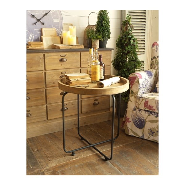 Příruční stolek z jedlového dřeva Orchidea Milano Rest