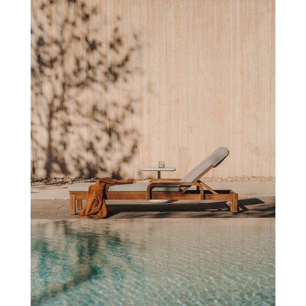 Valge-puiduvärvi puidust aia lamamistool Turqueta - Kave Home-image-2