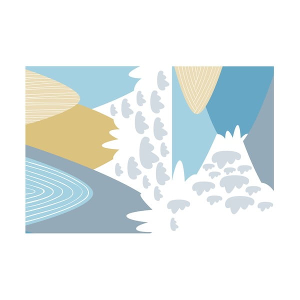 Seinakleebis Skandinaavia hiiglaslikud mäed Blanka - Ambiance-image-2