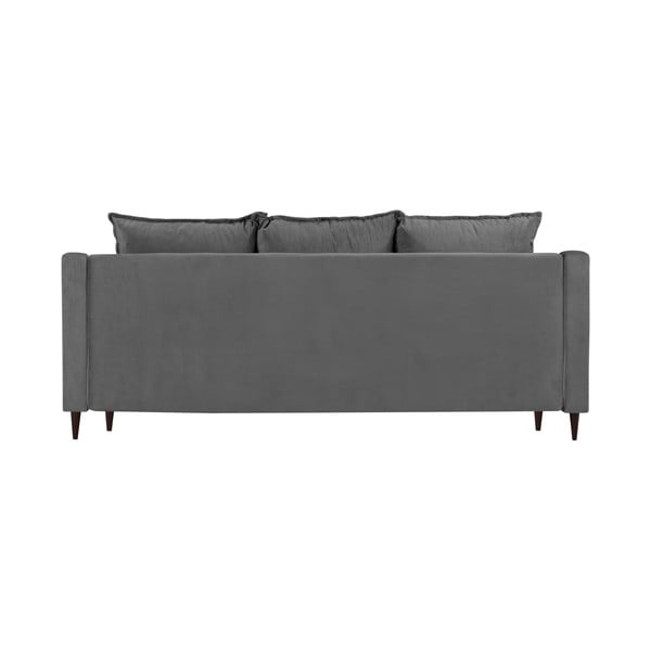 Hall sametist diivanvoodi koos panipaigaga , 215 cm Freesia - Mazzini Sofas-image-3