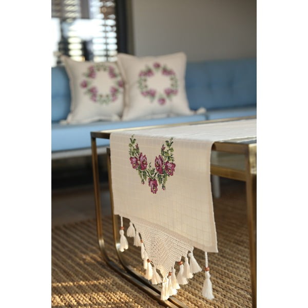 Puuvillane lauajooksja 45x150 cm Cross - Oyo Concept-image-2