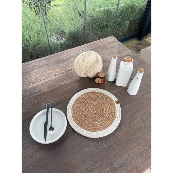 Džuudist lauamatt ø 33 cm Wicker - Mila Home Luxury-image-2