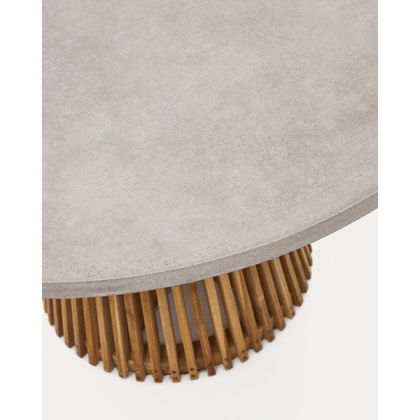 Ümmargune aia söögilaud ø 120 cm Alcaufar - Kave Home-image-3