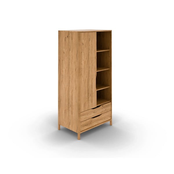 Tammepuidust riidekapp 90x188 cm Twig - The Beds-image-2