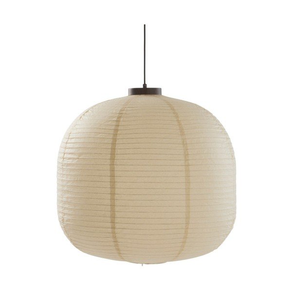 Beež paberist ripplamp ø 65 cm Selma - Jotex