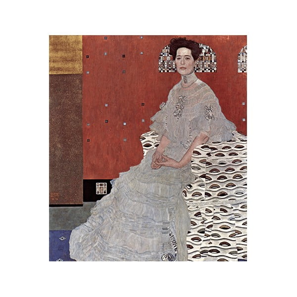 Obraz Gustav Klimt - Fritza Riedler, 60x50 cm