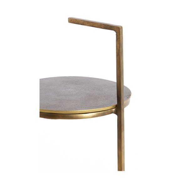Ümmargune abilaud kiviplaadiga ø 26 cm Leda - Light & Living-image-4