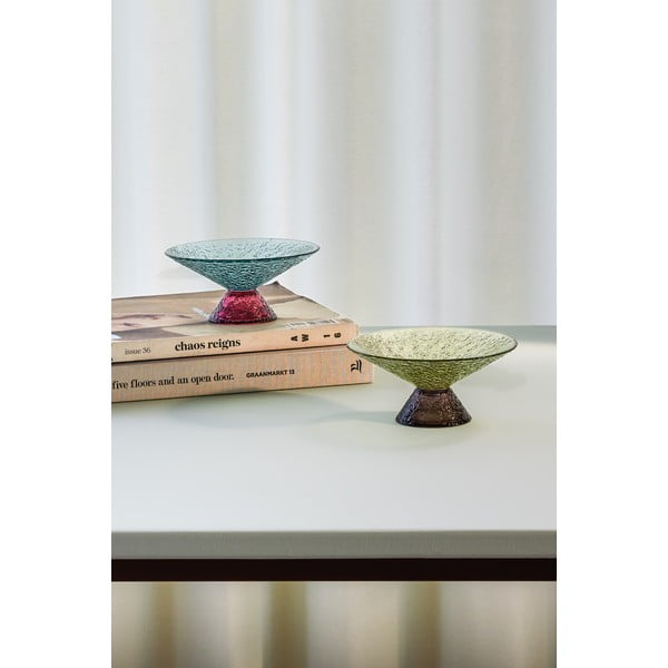 Roheline-pruun klaasist puuviljakauss ø 15 cm Bonbon - Hübsch-image-3