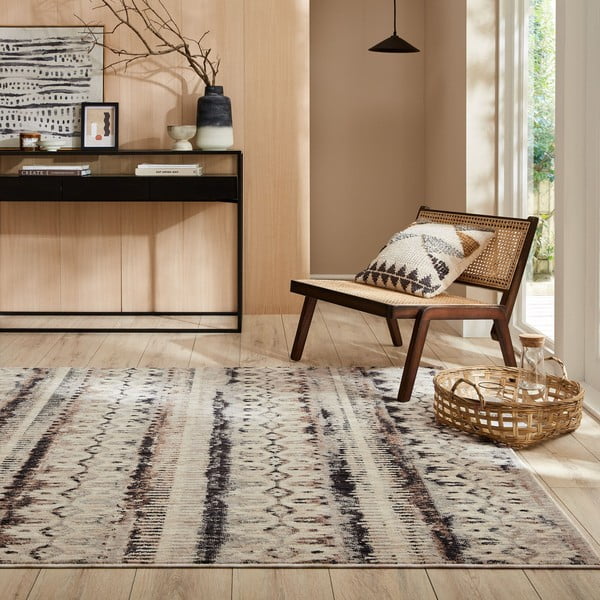 Beež vaip 200x290 cm Marly - Flair Rugs-image-1