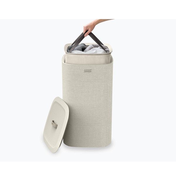 Beež kangast pesukorv 60 l Tota One - Joseph Joseph-image-3