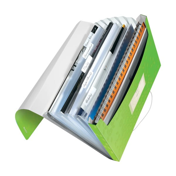 Roheline portfell koos lahtritega WOW - Leitz-image-2