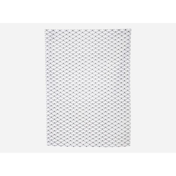 Utěrka Waves, black/white, 50x70 cm