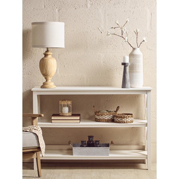 Valge männipuidust riiul 120x81x40 cm Heritage - Premier Housewares-image-1