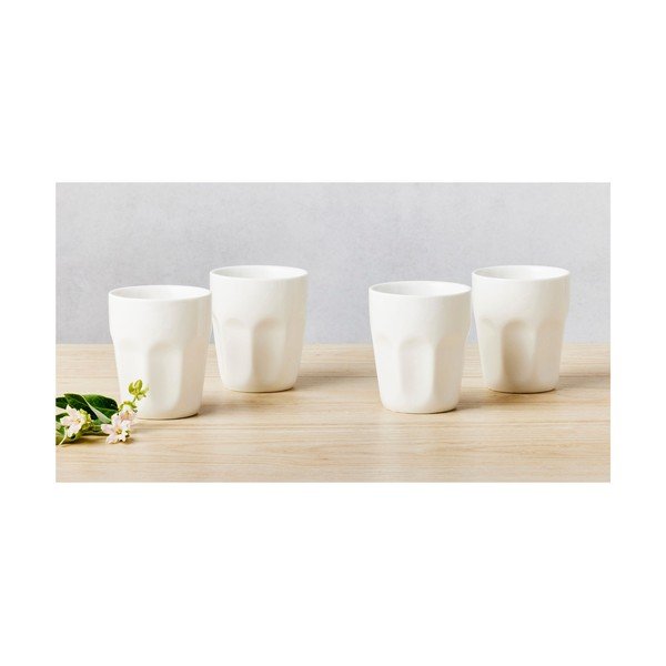 Valged portselanist kruusid 4tk komplektis 200ml Basic - Maxwell & Williams-image-1