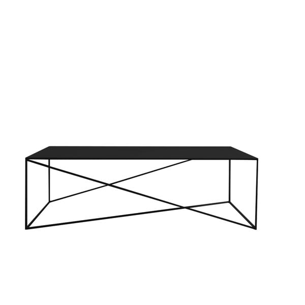 Černý konferenční stolek Custom Form Memo, 140 x 80 cm