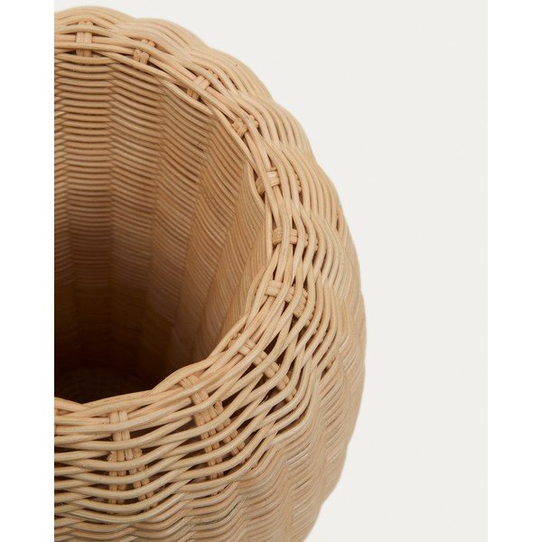 Rotangist vaas naturaalses värvitoonis (kõrgus 40 cm) Zilna - Kave Home-image-3