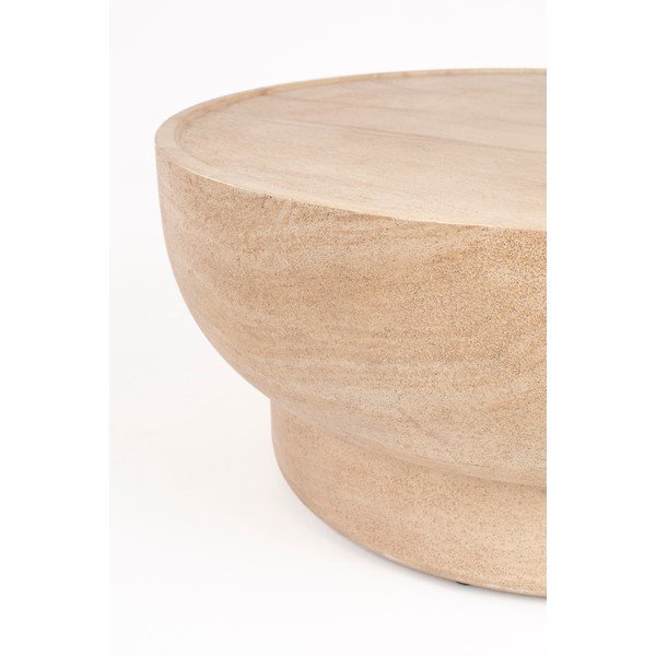 Ümmargune kiviimitatsiooinga diivanilaud ø 80 cm Noble - Zuiver-image-3