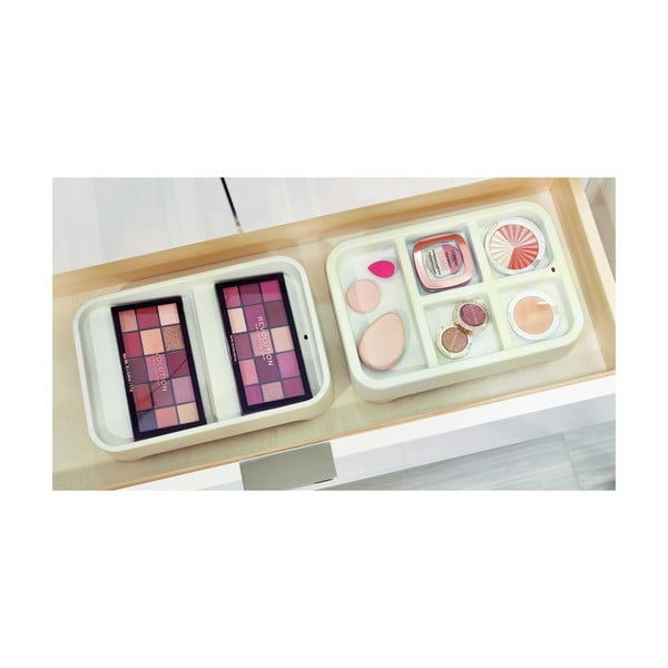 Valge meigikast Eco Bin, 28,12 x 19,23 cm, valge meigikast, 28,12 x 19,23 cm - iDesign-image-1