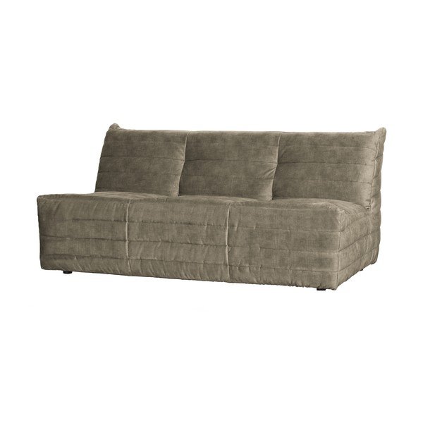 Beež sametist diivan 160 cm Bag - WOOOD-image-1