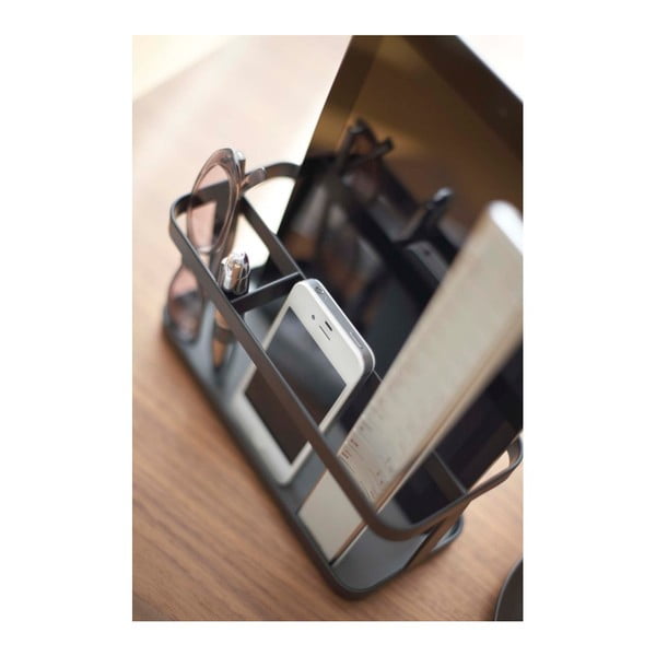 Must multifunktsionaalne riiul Tower - YAMAZAKI-image-1