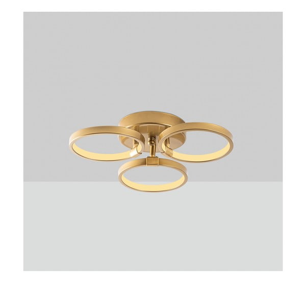 Kuldne LED laevalgusti ø 17 cm Halka - Opviq lights-image-1