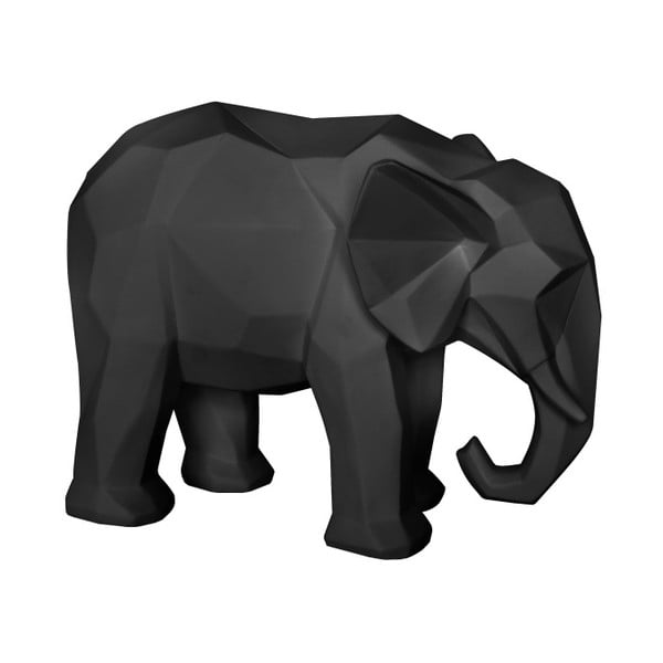 Matte Black Elephant kuju Origami - PT LIVING