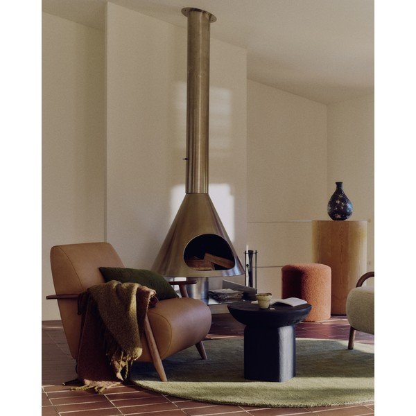 Roheline ümmargune vaip ø 200 cm Empuries - Kave Home-image-2