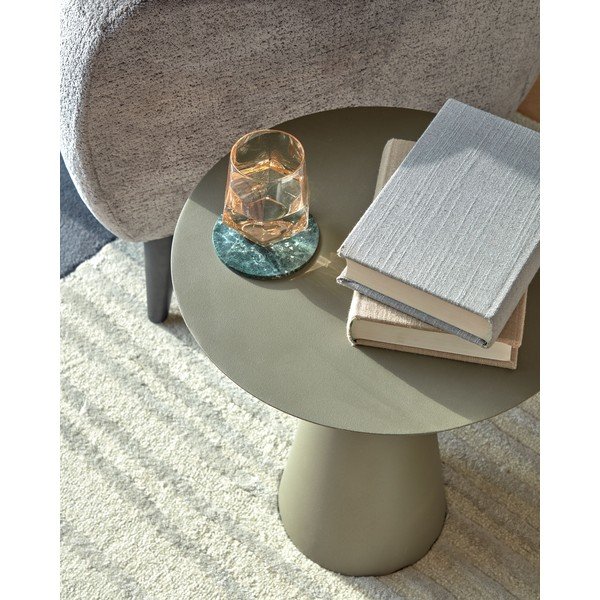 Metallist ümmargune abilaud ø 40 cm Shirel - Kave Home-image-2