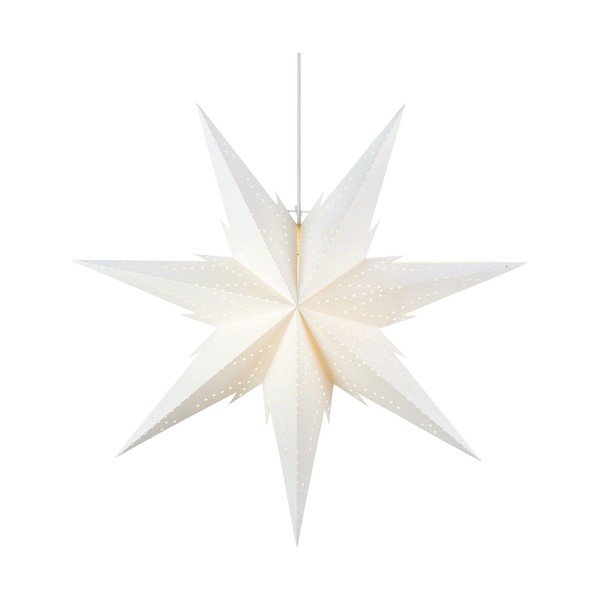 Valge rippuv jõulumotiividega valguskaunistus Daria - Markslöjd