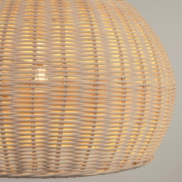 Naturaalset värvi rotangist lambivarju ø 45 cm Deyarina - Kave Home-image-2