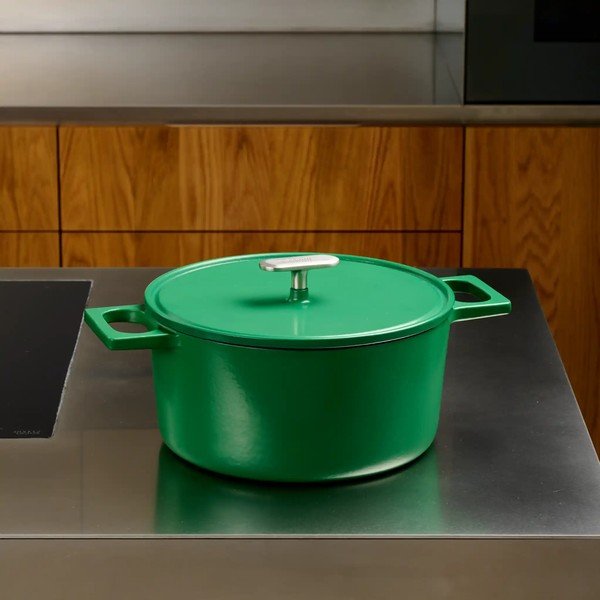 Malmist kastrul koos kaanega, induktsioonpliidile 6 l Mattia 3.0 - FABINI-image-1